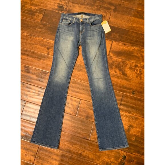 J Brand Medium Disclosure Wash Betty Flare Blue Jeans, Size 25 - Picture 1 of 5